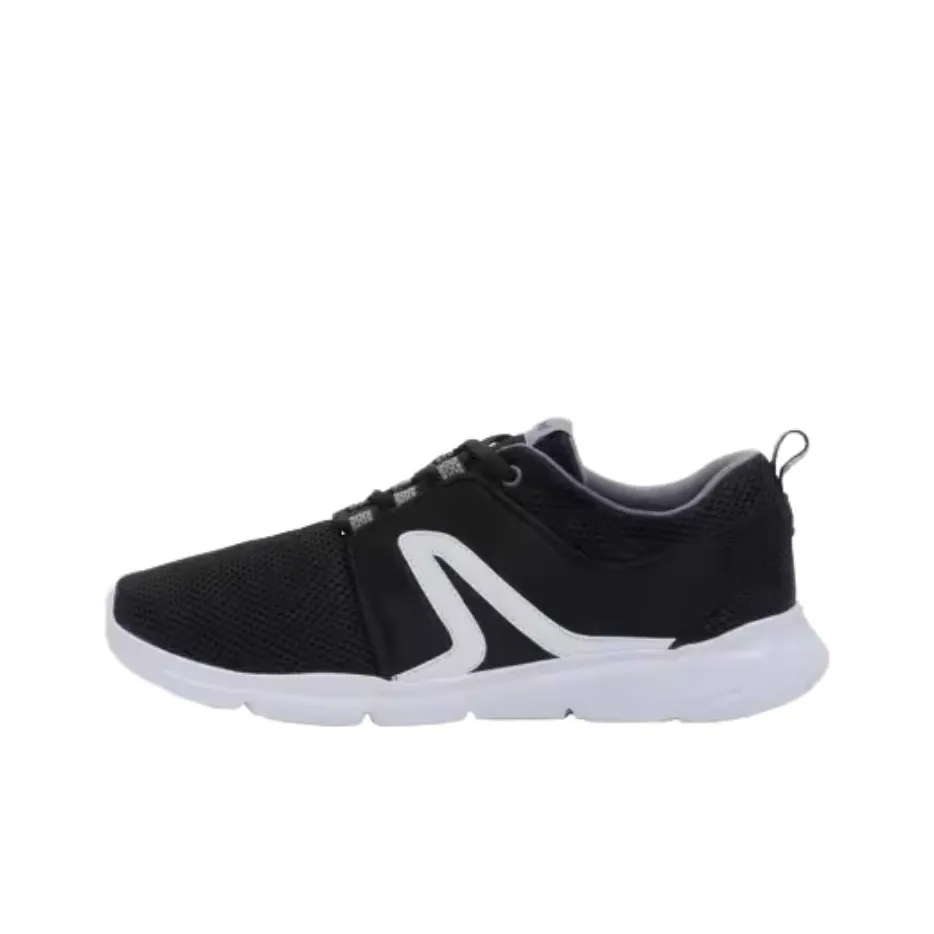 DECATHLON Cushioning Wear Resistant Low Top Running Shoes Men's Black