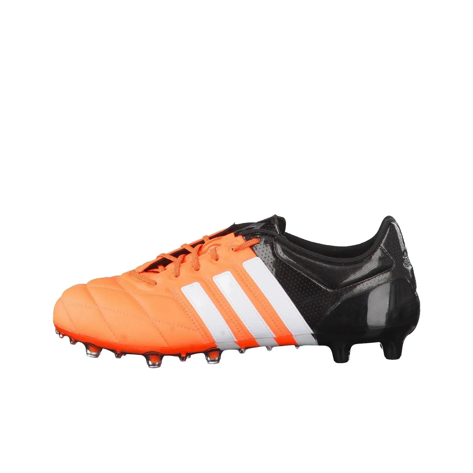 Adidas Ace AG Искусственная трава Противоскользящие Устойчивые к истиранию Футбольные бутсы Мужские Черный и Оранжевый