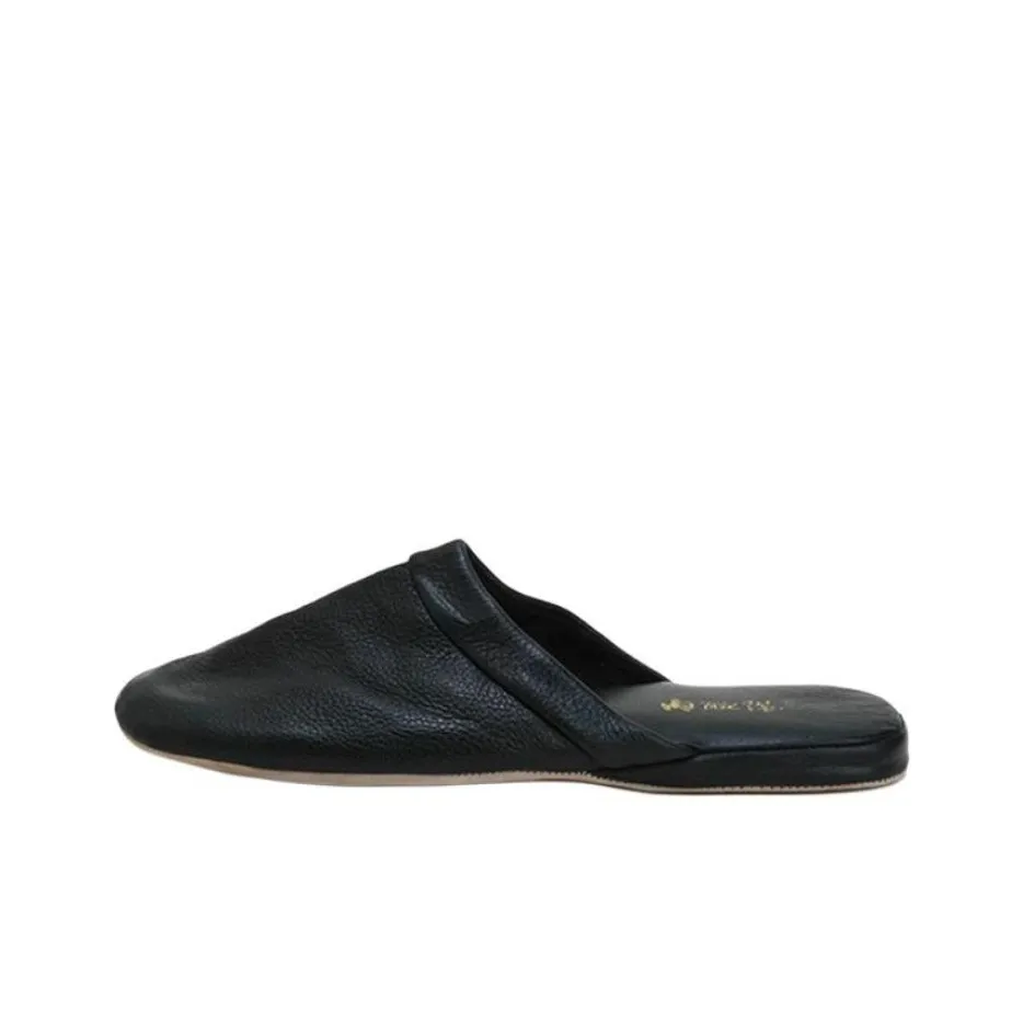 Neiliansheng Genuine Leather Sole Wrap toe Slippers Men's