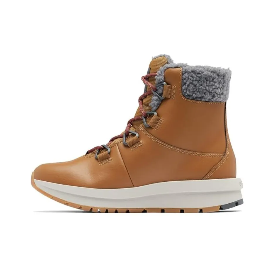 Columbia совместный бренд Moritza абразионный устойчивый к истиранию короткий сноубутс женский коричневый