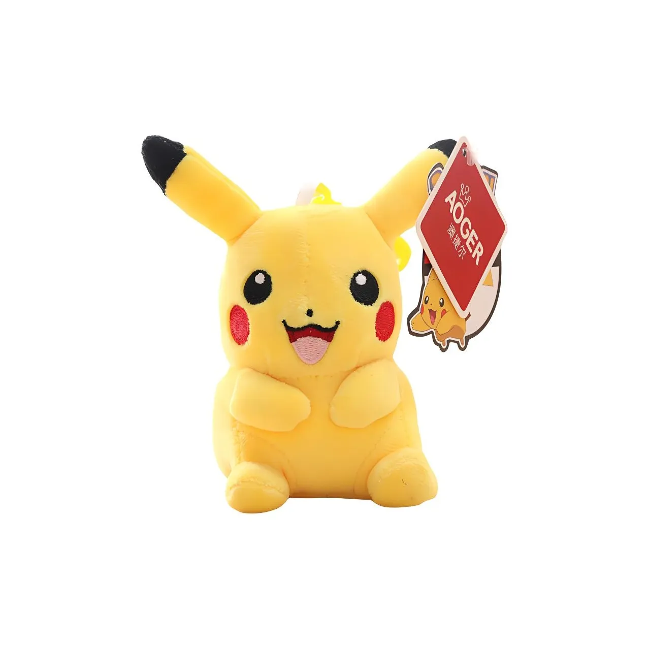 AOGER Пикачу Брелок Кукла Кукла Плюшевая Кукла 10 см Рекомендуемый Рост