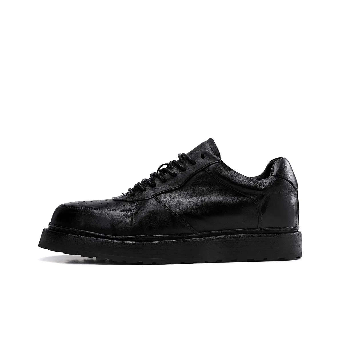FOR YOU Handcrafted Manufacturing Men's Casual Shoes Men's Elegant Black Luxury