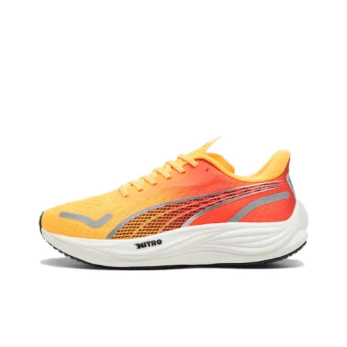 PUMA Velocity Nitro 3 Беговые кроссовки Низкие Топ Солнце Закат Свет PUMA Белый Мужские