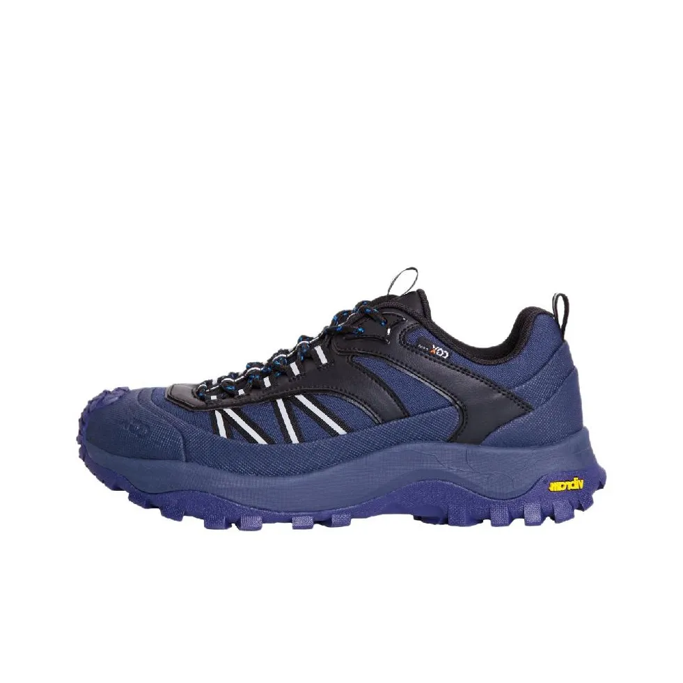 CGX Shock Absorbers With Slip Resistant Features Low Top Outdoor Shoes Men's Oil Ink Blue Online And Offline Same Style