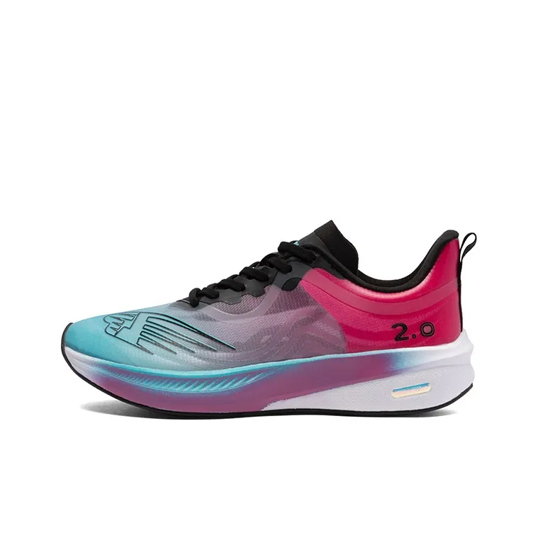 LPMX Беговые кроссовки Низкий верх Розовый Красный Циан Лунный свет Мужской