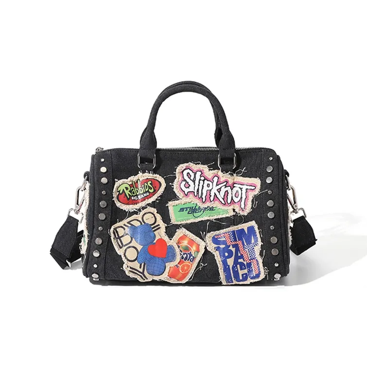 MASTER CANVAS Polyester Boston Bag, Pillow Bag, Shoulder Bag, Crossbody Bag Unisex Multicolor