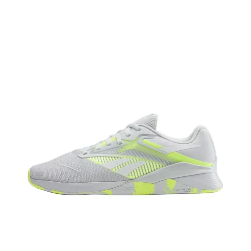 Кроссовки для тренировок Reebok Nano X4, низкие, серо-зеленые, унисекс