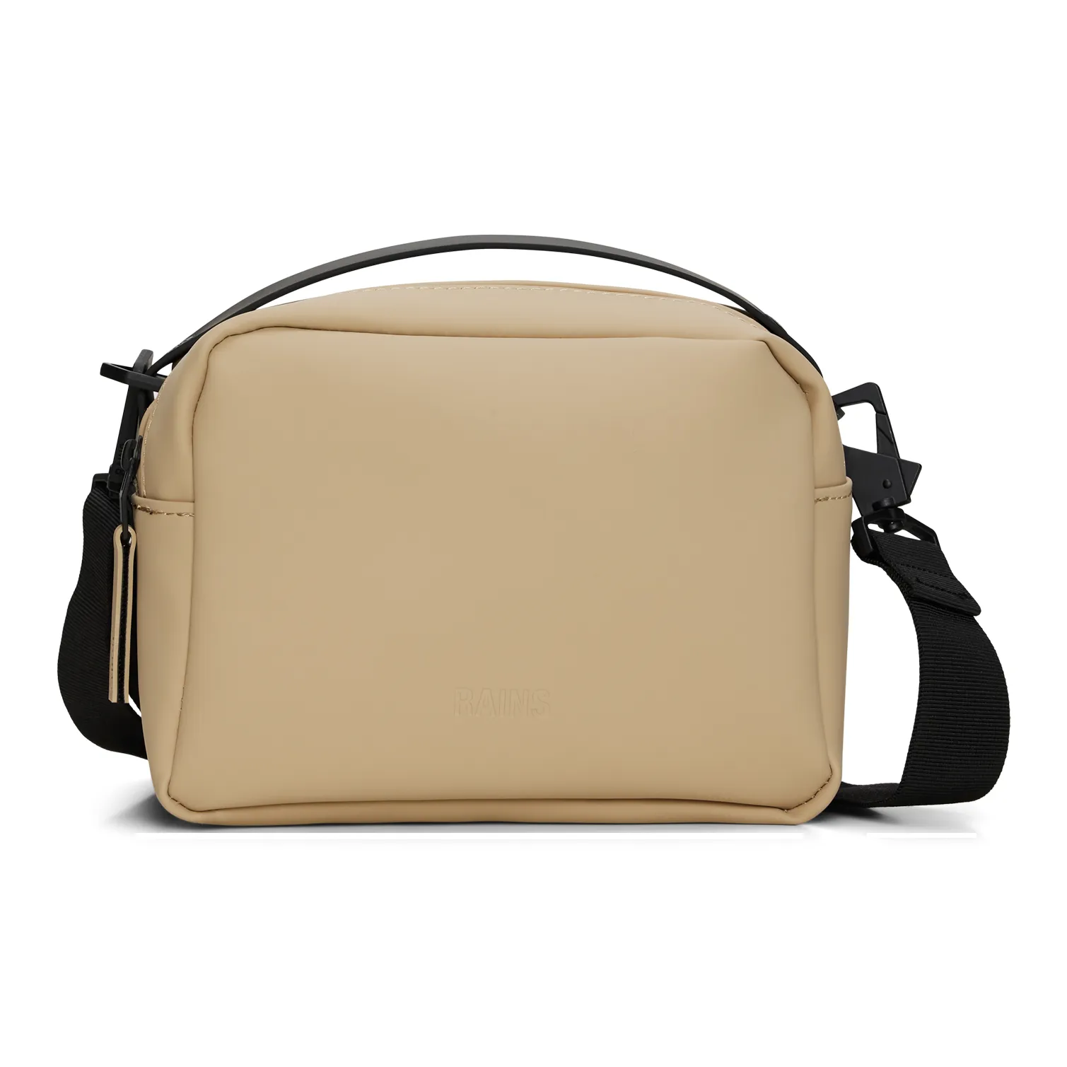 Rains Полиуретан Сумка через плечо Унисекс Черный Светло-розовый Коричневый Серый