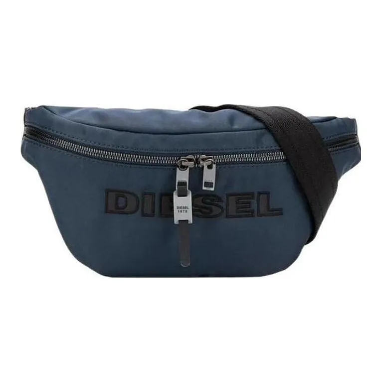 DIESEL Nylon Wallet Men's Blue DIESEL Нейлоновая сумка-банан Мужская Синяя