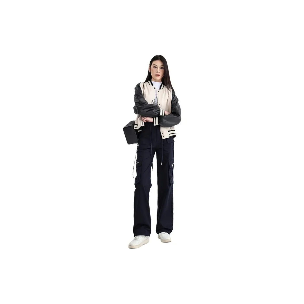Kazakhstan Cargo Pants Women's Navy Blue