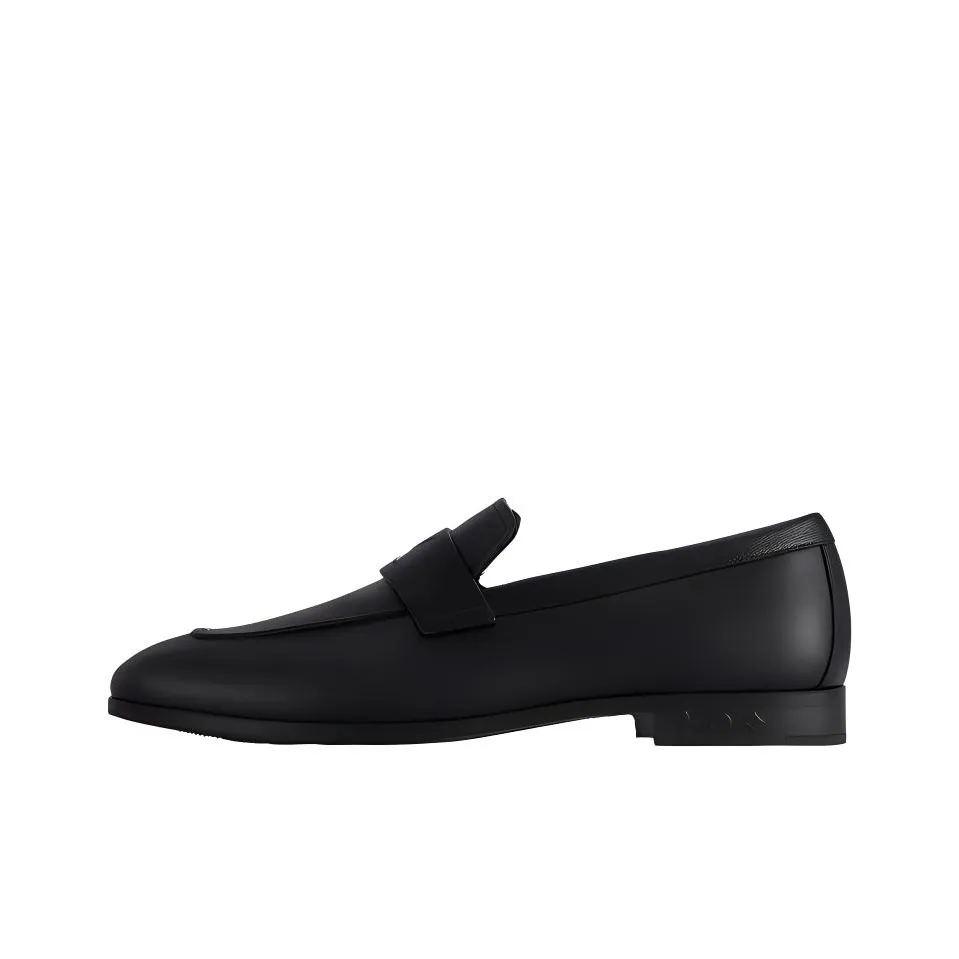 LOUIS VUITTON Glove Loafers Men's Black