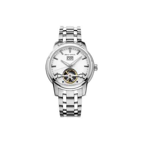 Sea Gull Автоматический Механический Movement Мужские National Часы 41 мм Белые