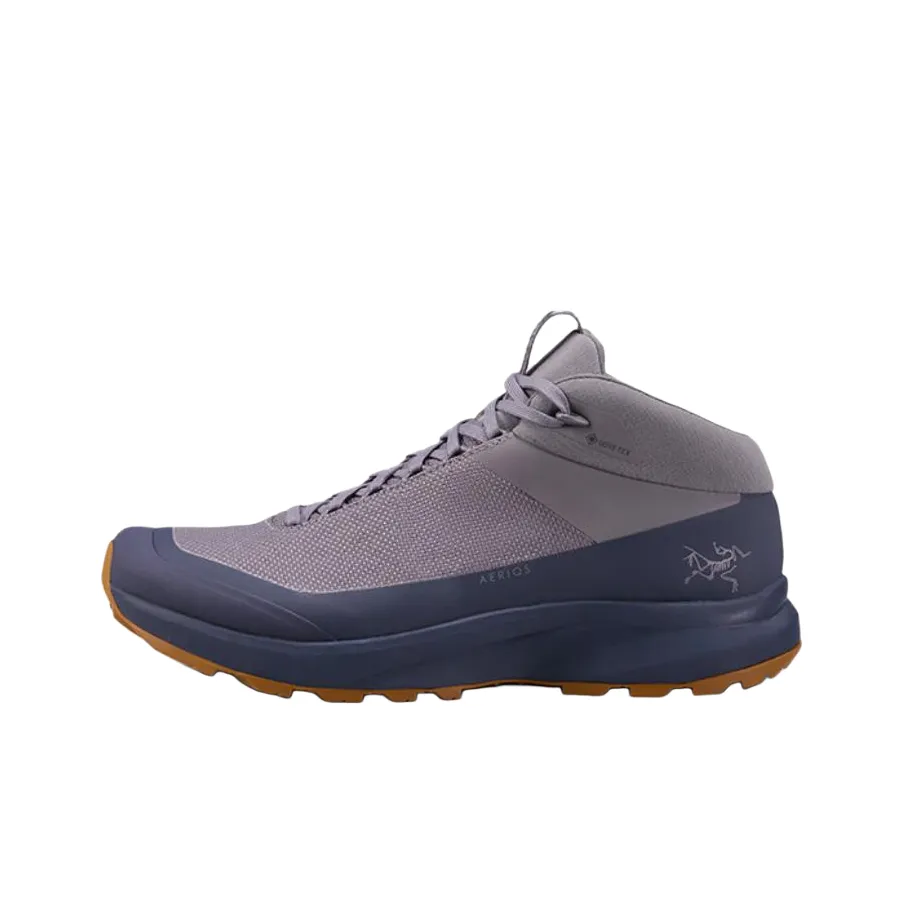 Arcteryx Aerios FL Устойчивый к истиранию Водонепроницаемый и Дышащий Верх Поддержка MID Походная обувь Мужская Серый Синий