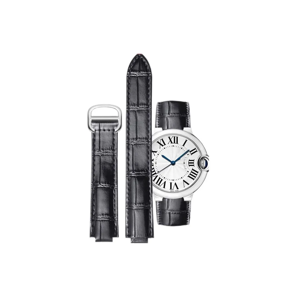 CHENSONG Ремешок Cartier Совместимость Натуральная кожа Материал