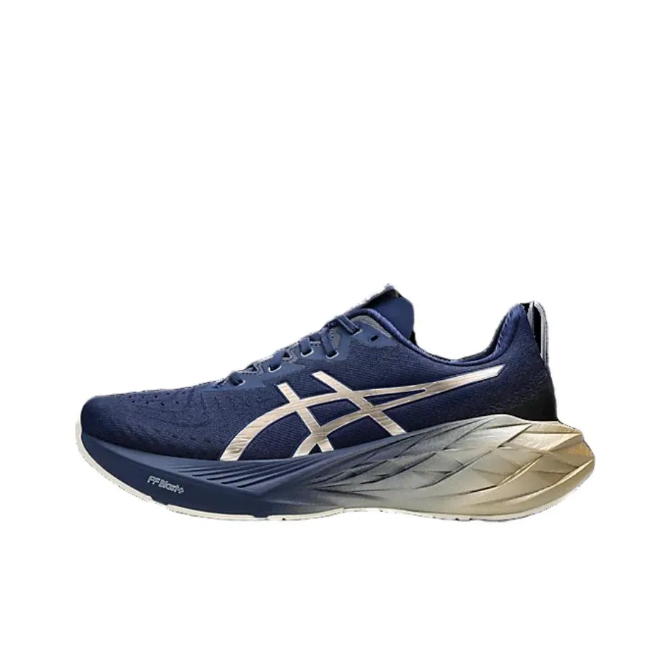 Asics Novablast 4 Platinum 
Blue Expanse Champagne

