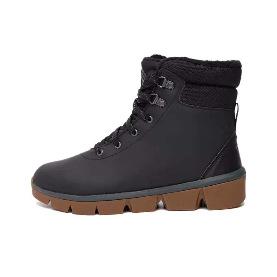 Columbia совместный бренд Keetley термические противоскользящие ботинки Crew для снега Женские Черные