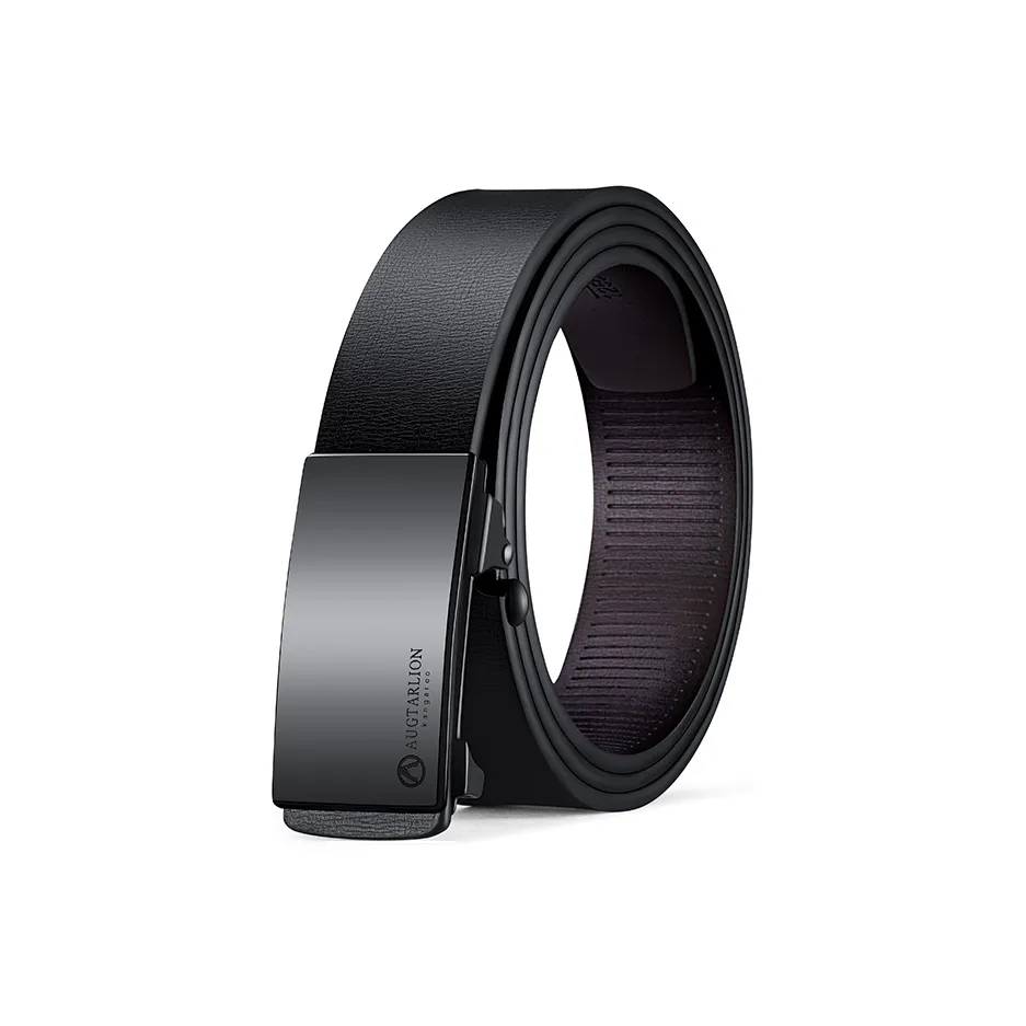 AUGTARLION Luxe Деловой повседневный стиль Плоская подошва Буква Брюки Ремень Коровья кожа Ремни Мужской 3,5 см