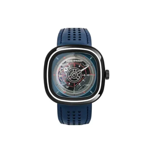 SEVENFRIDAY Автоматический Механический Movement Унисекс Часы 45,6mm*45mm*15mm Синий