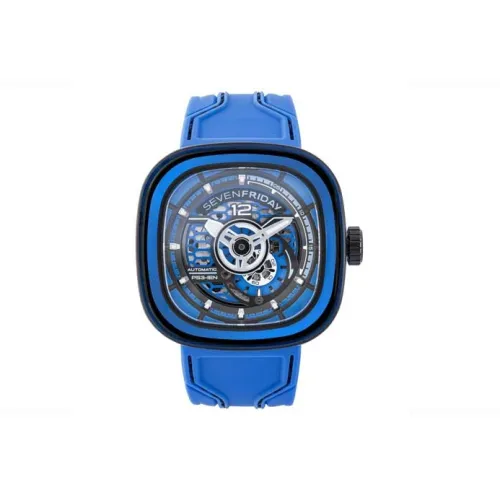 SEVENFRIDAY Автоматический Механический Movement Мужские Часы 47,6mm*47mm*14,5mm Синий
