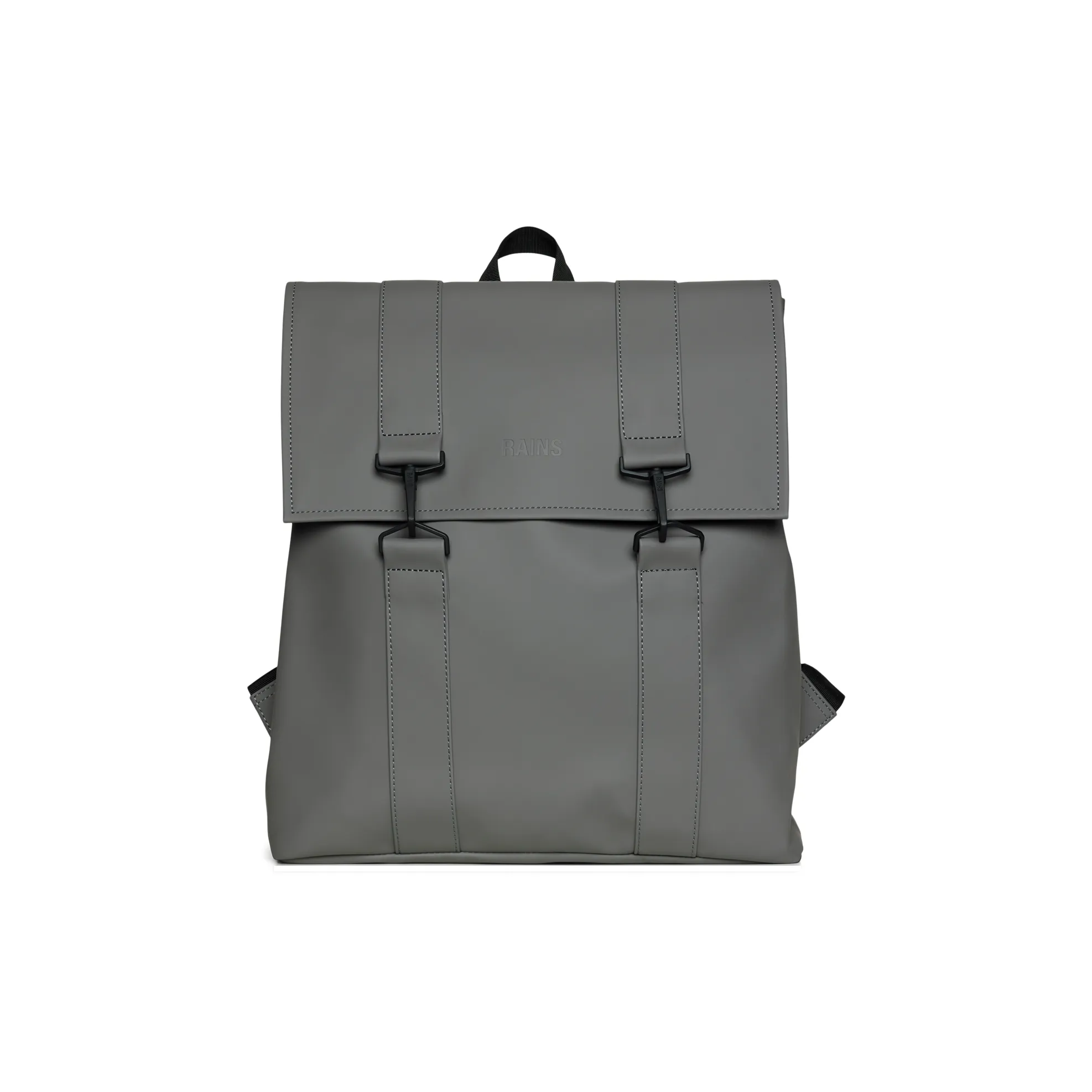Rains Polyester Backpack Large Size Unisex Multiple Colors