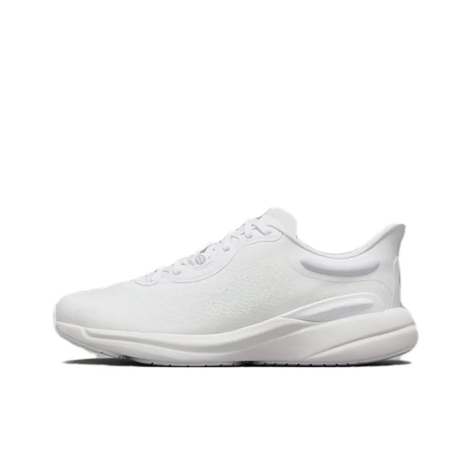 lululemon Chargefeel Беговые кроссовки Низкий Топ Белый/Паровой Серый/Элегантный Мятно-Зеленый Женские