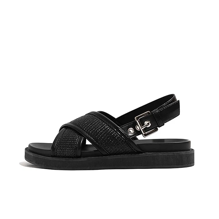 Old Meow One Ремень Сандалии 4CM Женские Черный