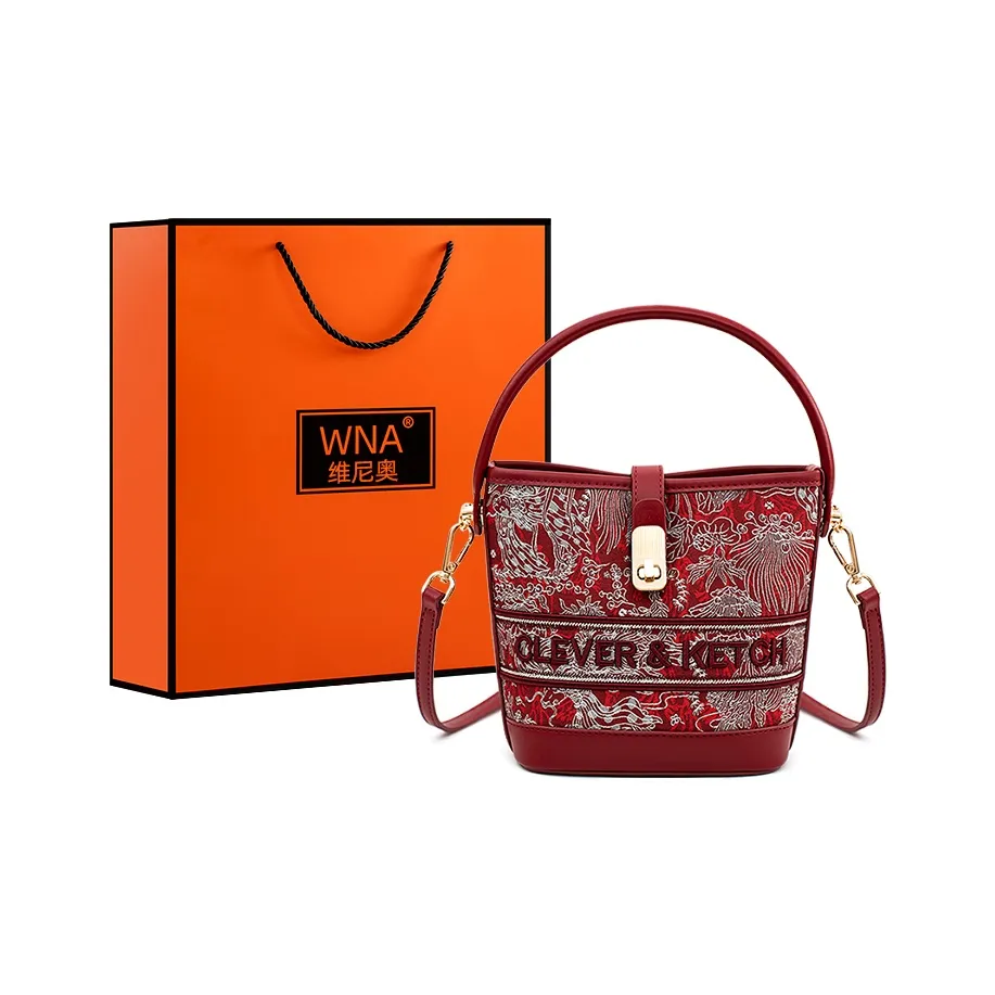 Vigno Синтетическая кожа Одно плечо Сумка Стандартная Женская Красная