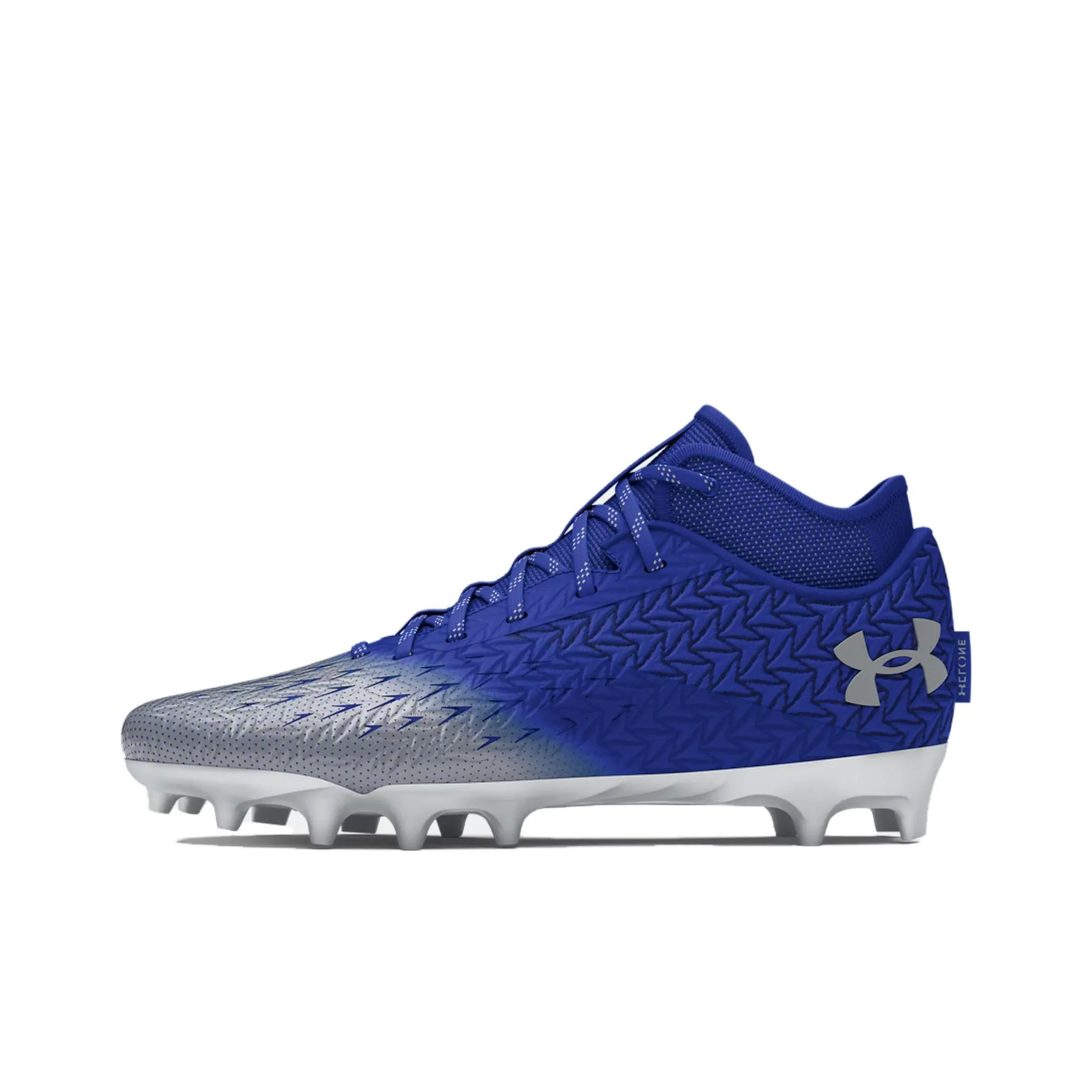 Under Armour AG Artificial Ground Soccer Shoes Men's Blue Silver