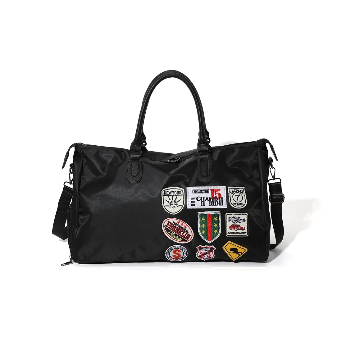 MASTER CANVAS PU Gym Bag Sports Bag Travel Bag Unisex Black
