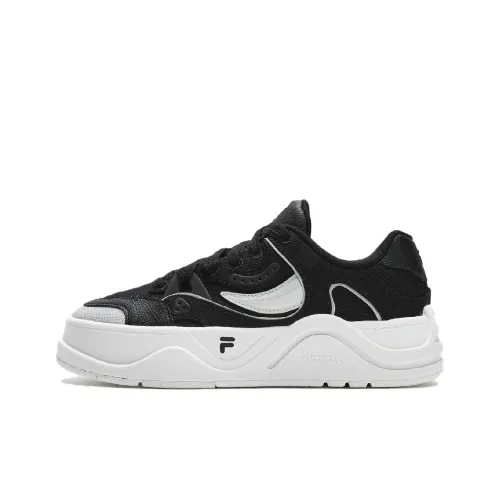 FILA FUSION 50 50 Кроссовки для скейтбординга Низкие Черные/Лунно-каменный серый Женские