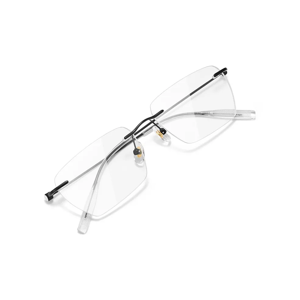 MUYKUY Чистый титан Нерегулярная форма Оправы для очков Унисекс