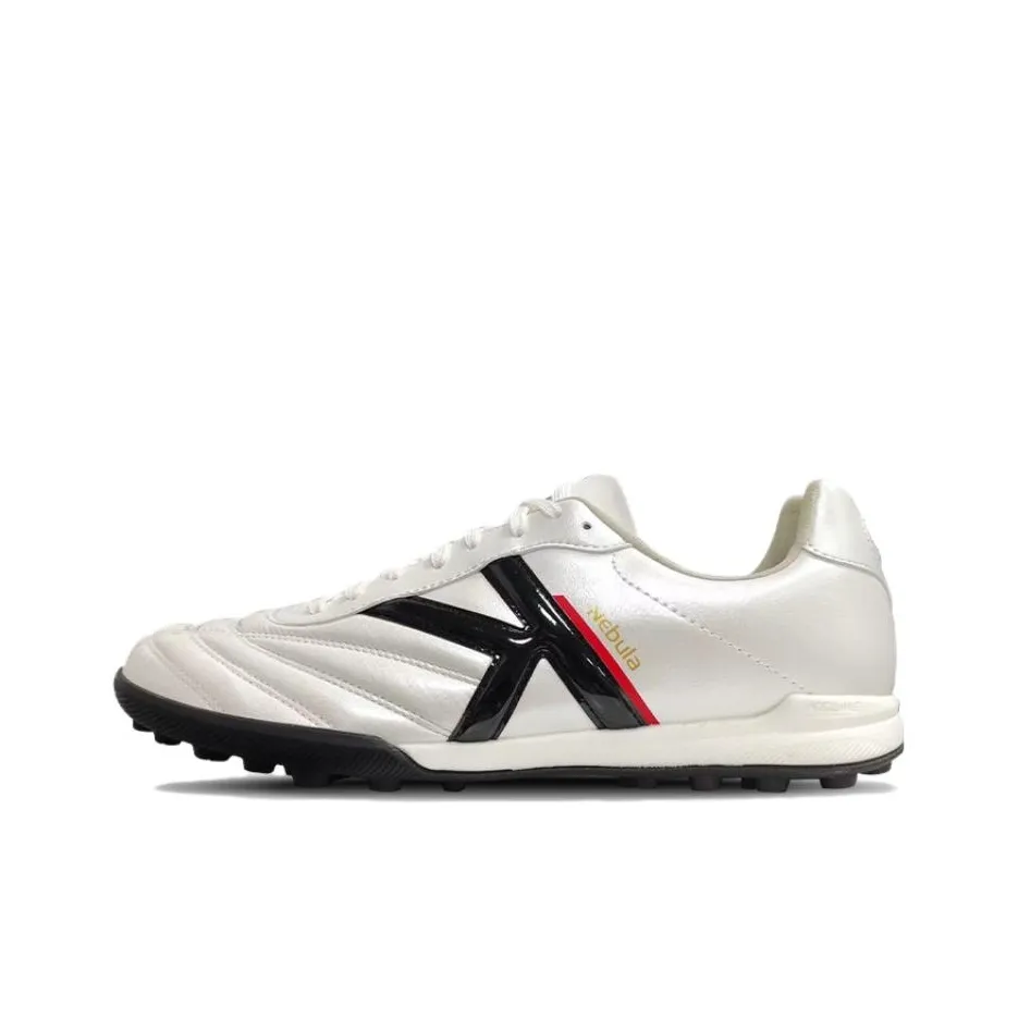KELME TF Rubber Broken Studs Artificial Ground Anti Slip Wear Resistant Soccer Shoes Unisex White Black