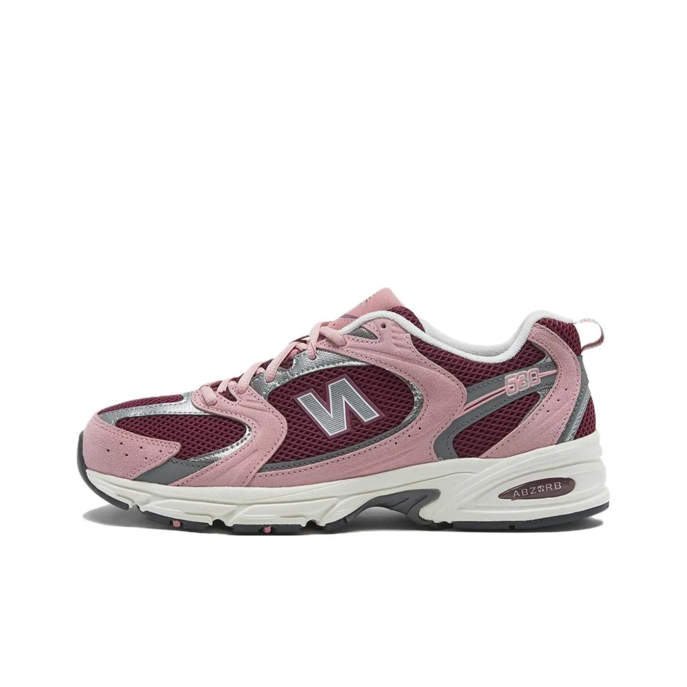 New Balance NB 530 Cushioning Anti Slip Wear Resistant Breathability Low Top Running Shoes Unisex Pink