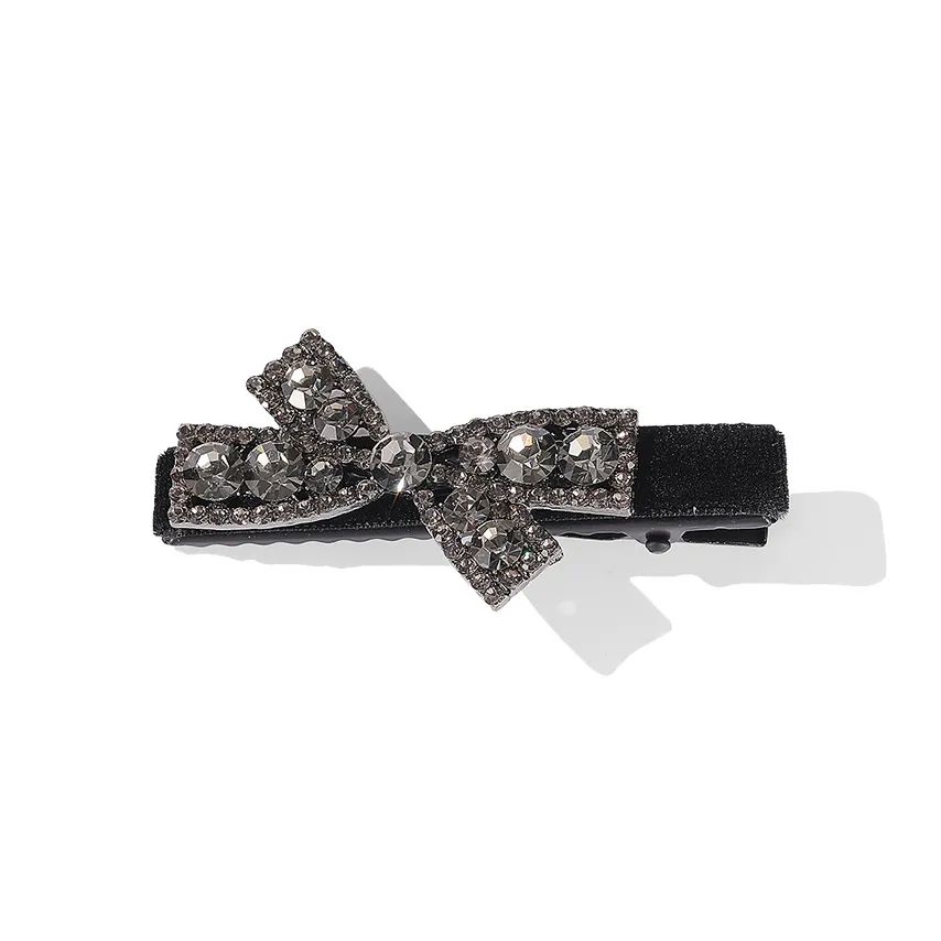 Like A Dream Everyday Advanced Lightweight Luxurious Velvet Bangs Clip Sweet Style Versatile Front Hair Slide Women's
