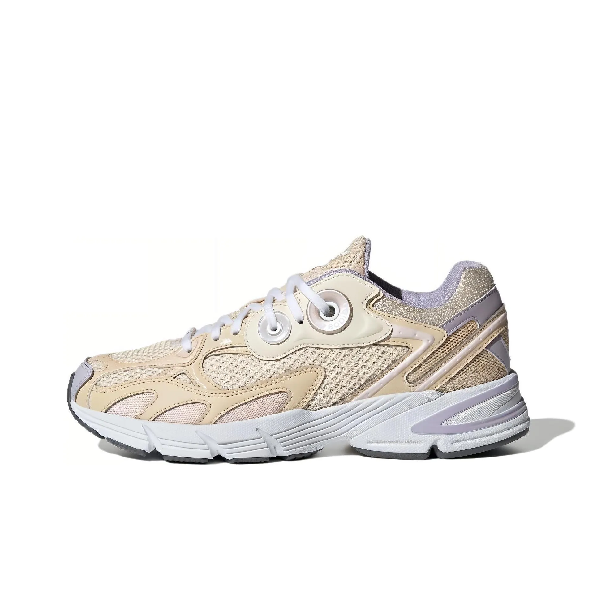 Adidas Originals Astir Cushioning Wear Resistant Low Top Casual Shoes Unisex Beige Silver