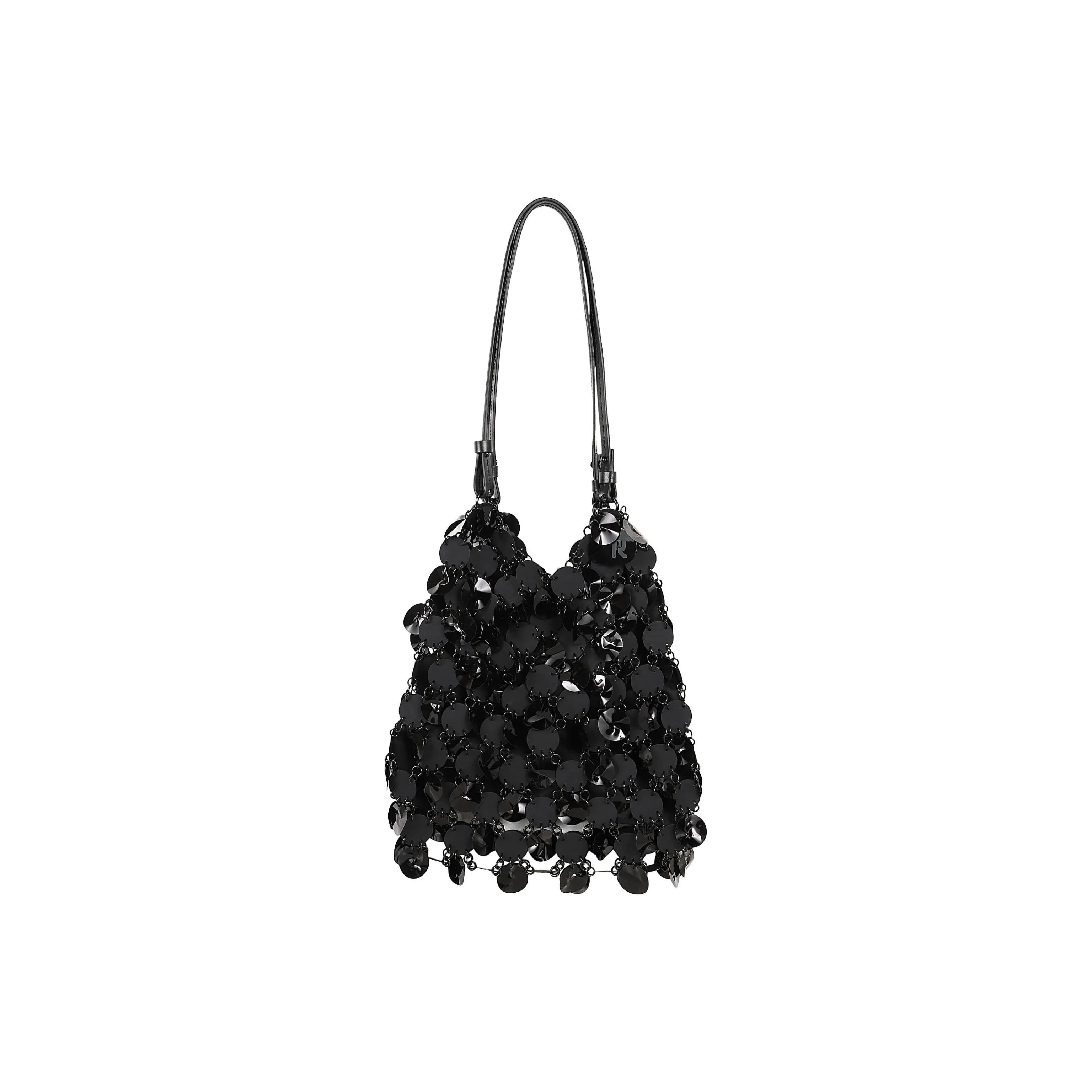 Paco Rabanne Disc Embellished Top Handle Bag