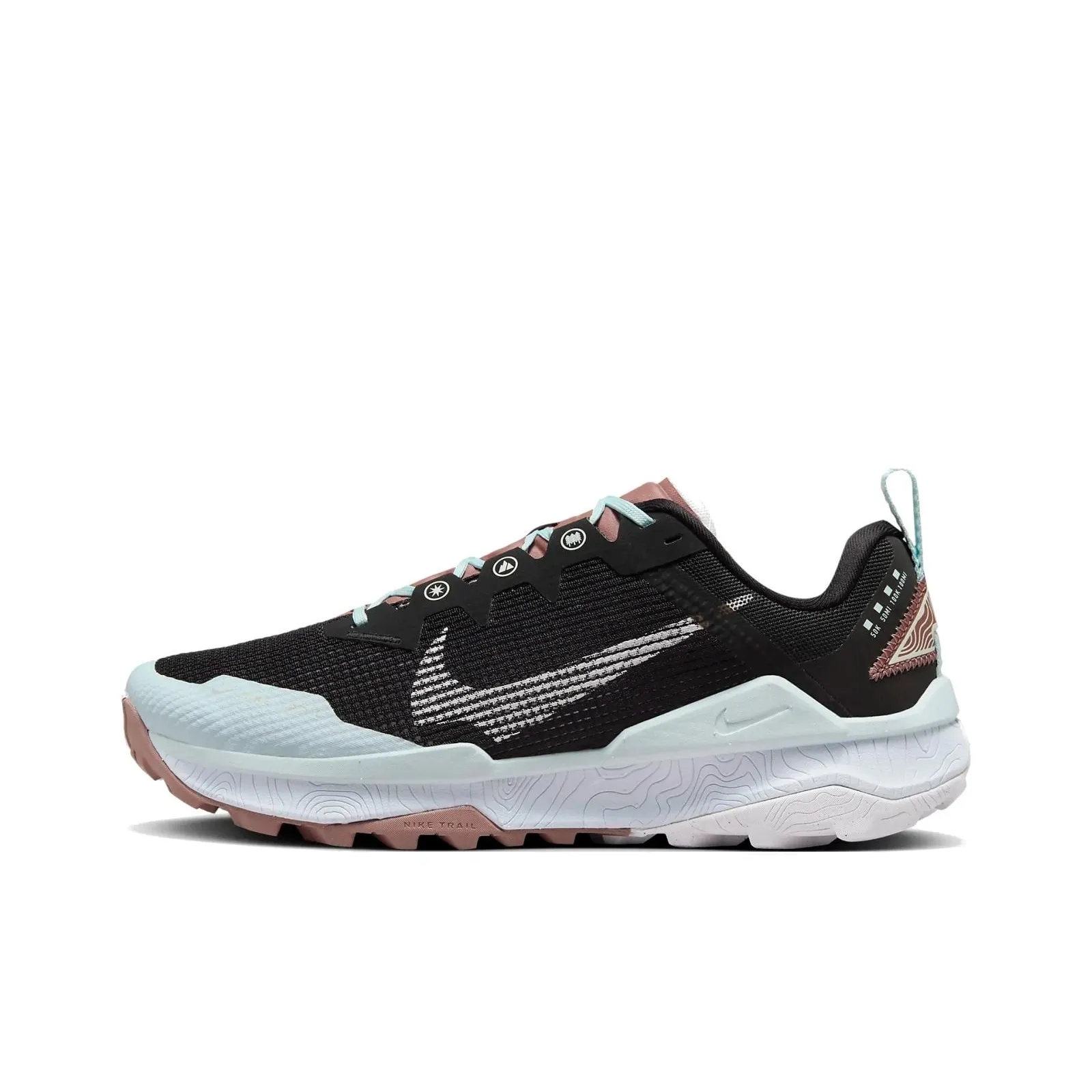 Nike Wildhorse 8 Black Glacier Blue Football Grey White Women's