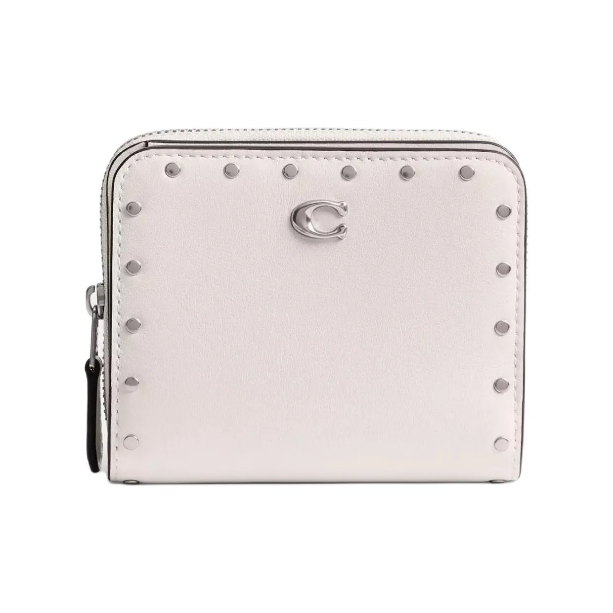 COACH Billfold Wallet Glove Tanning Wallet Mini Women's Spicy White