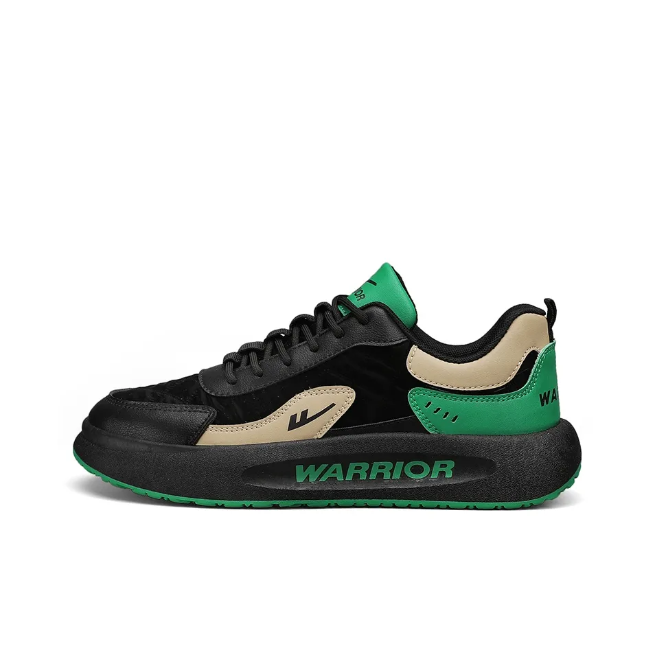 Warrior Повседневный Низкий Топ Черный Зеленый Хаки Мужской