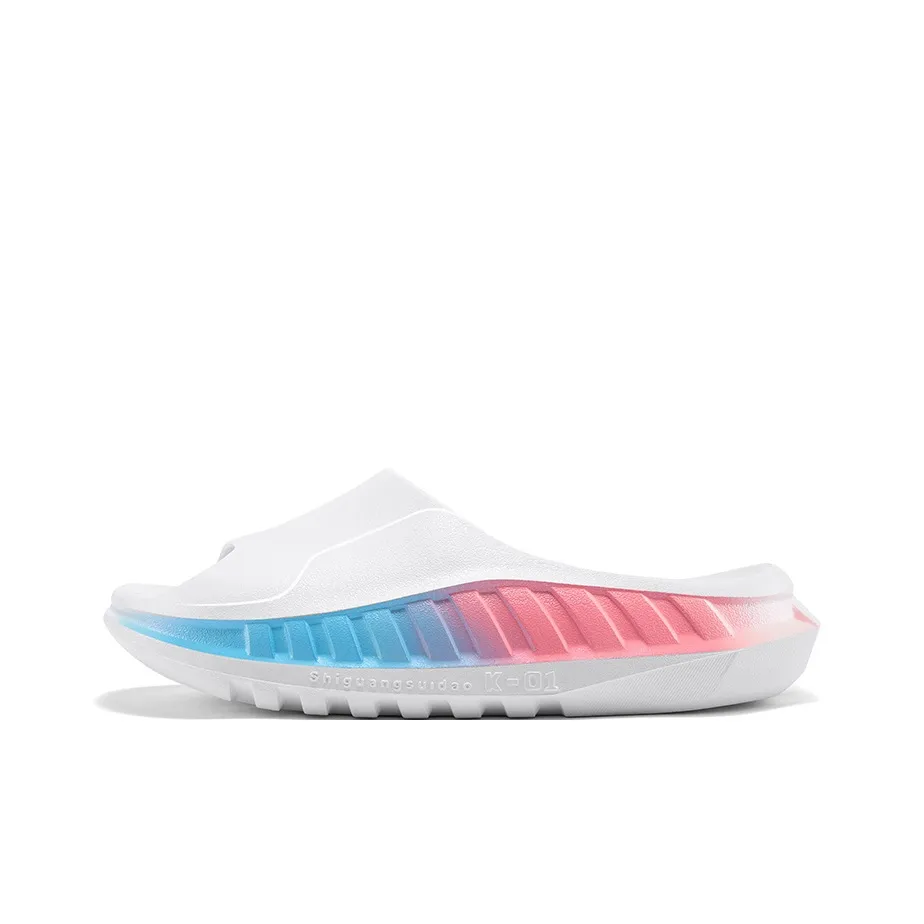 BIGWASP Slide Slippers Unisex White/Desert Gray/Black