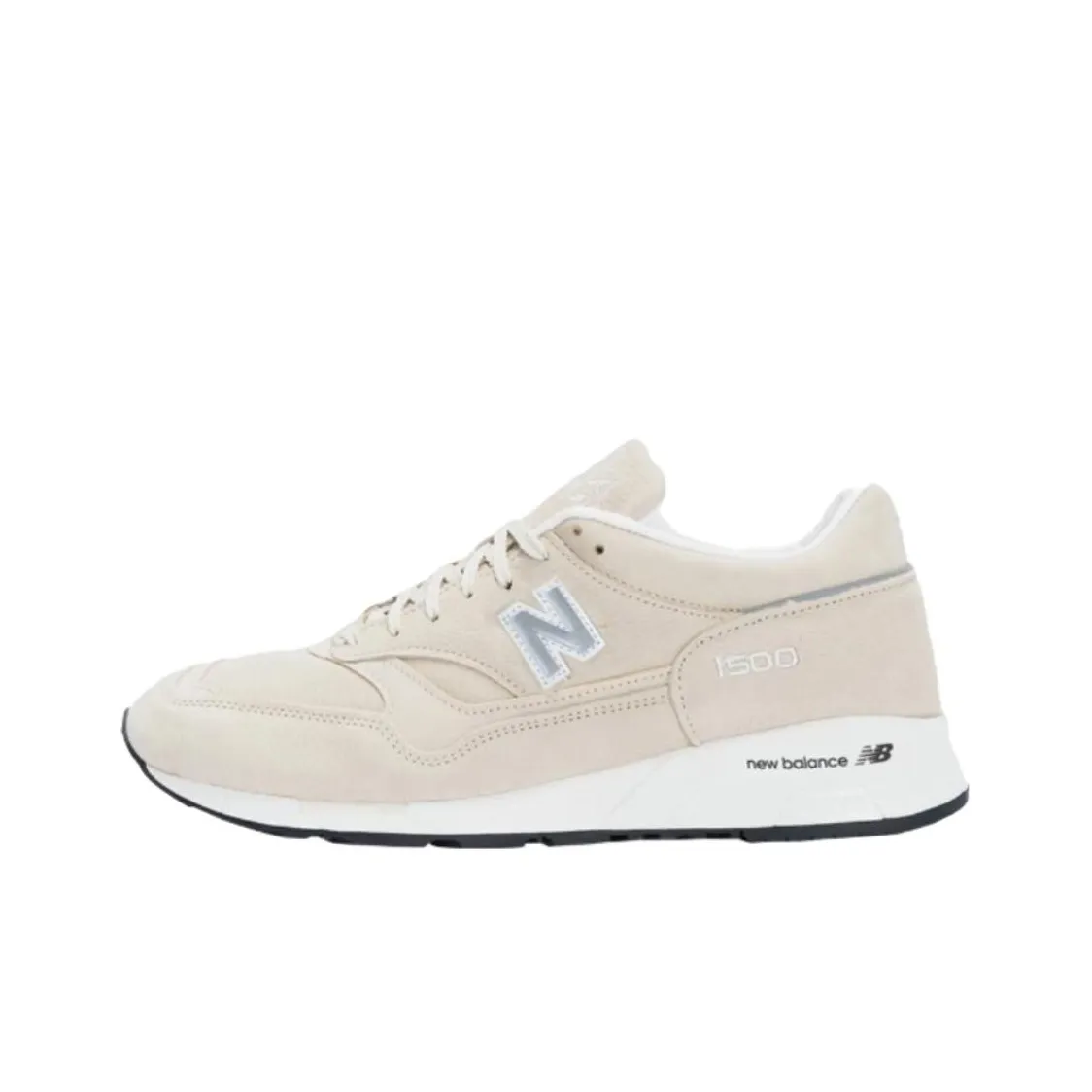 POP TRADING COMPANY x New Balance NB 1500 Cushioning Wear-Resistant Low-Top Running Shoes Unisex Gray White