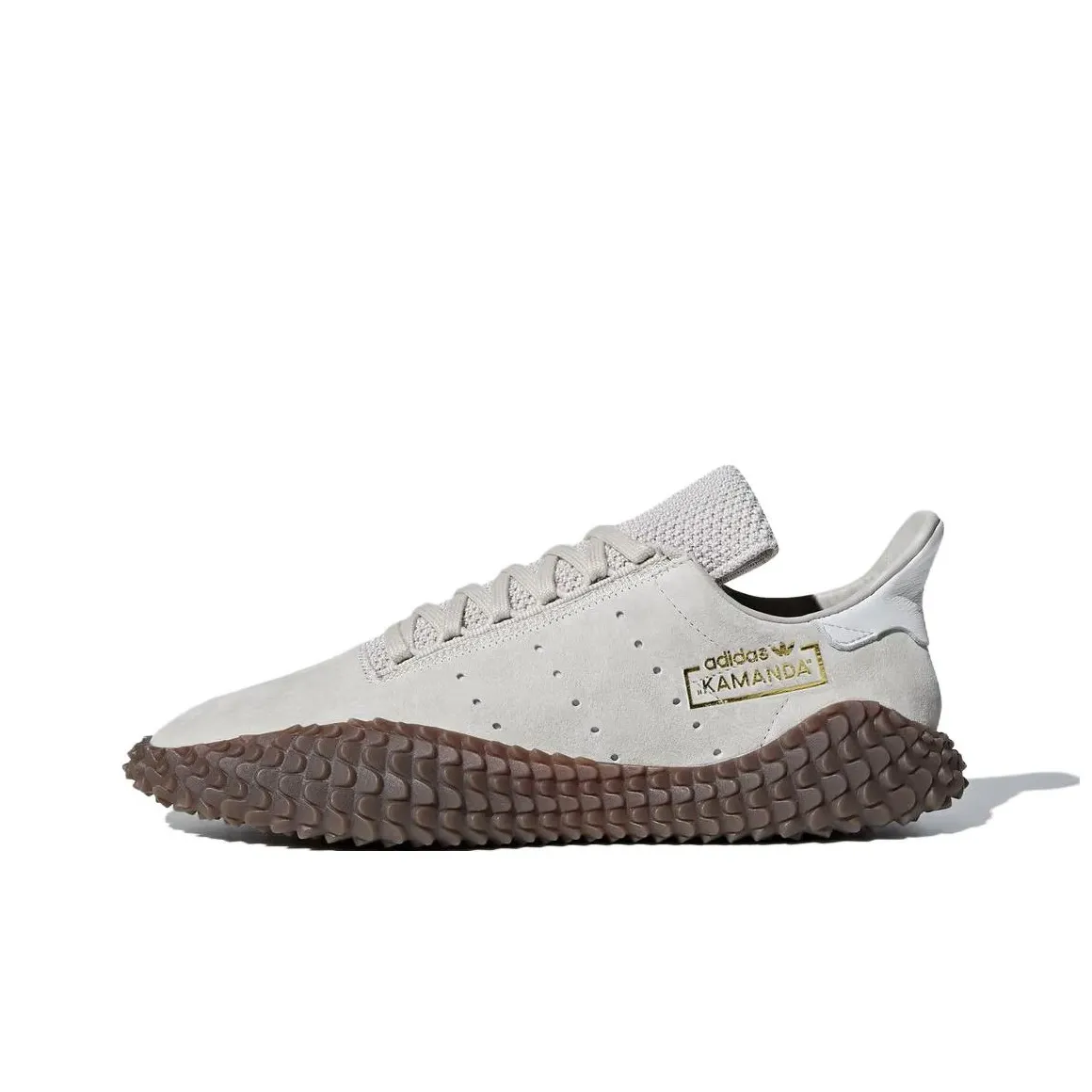 Adidas Originals Kamanda 01 Crystal Shock Absorbers Slip-Resistant Low Top Casual Shoes Men's White Adidas Originals Kamanda 01 Кристалл Shock Absorbers Противоскользящий Низкий Топ Повседневная Обувь Мужская Белая