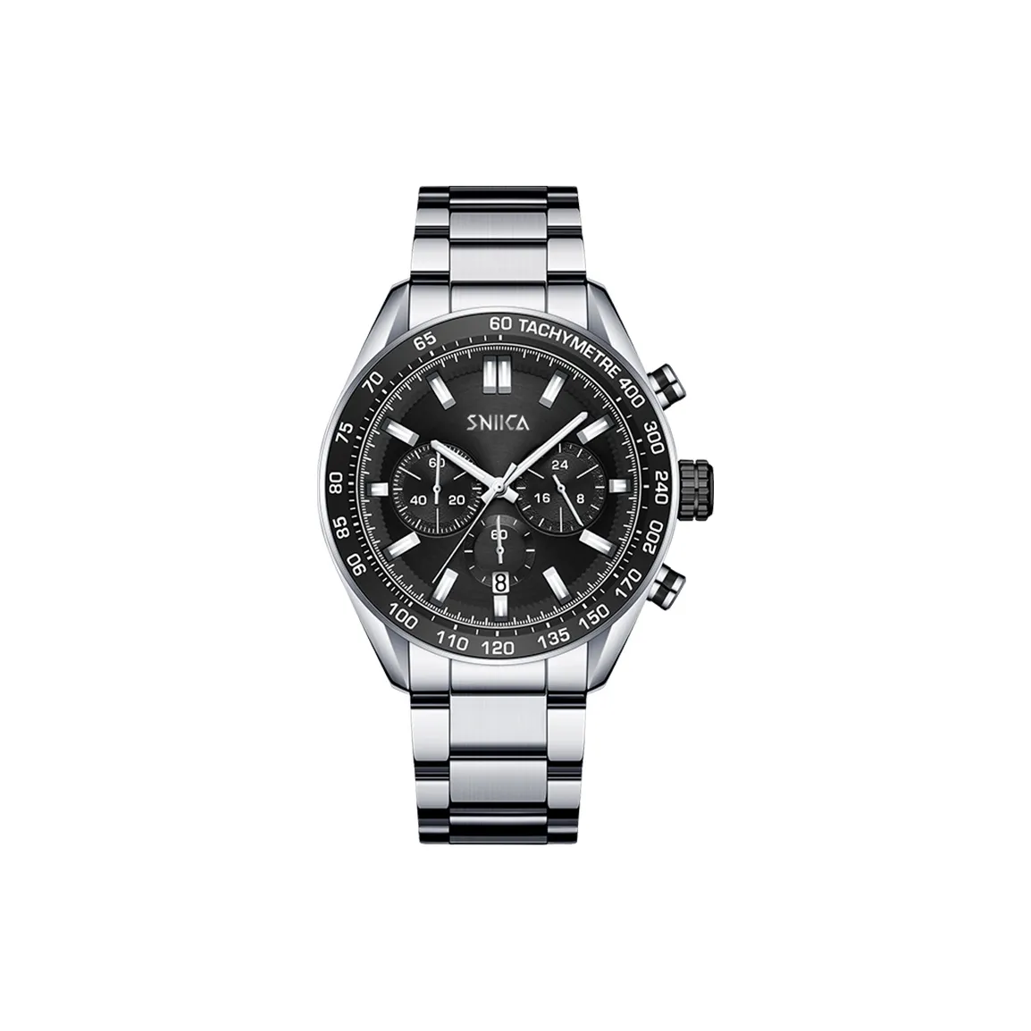 SNIICA Кварцевый механизм Мужские часы 190мм*43,8мм*20мм Черный