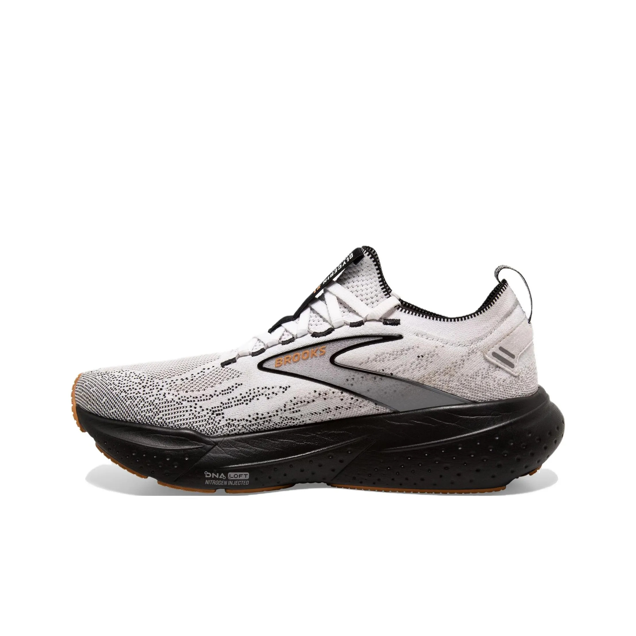 Brooks Glycerin StealthFit 21 'White/Grey/Black' Sneakers