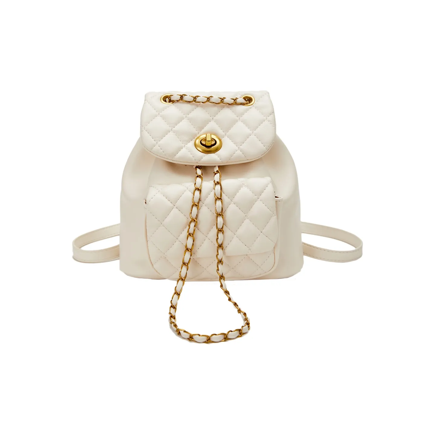 BAODIDAISHU ПУ (полиуретан) Путешествие Одно плечо Рюкзак Обычный Женский Экрю Серебристый Черный Розовый