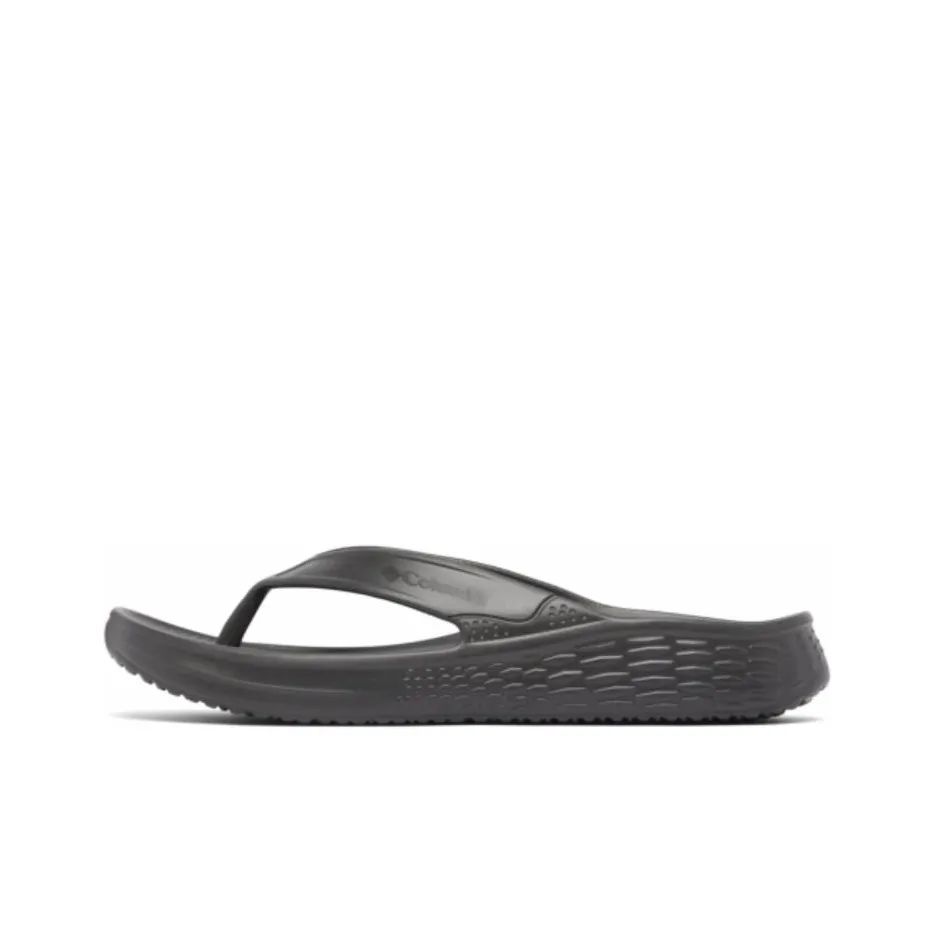 Columbia RAMBLE Abrasion Resistant Slip Resistant Flip Flops Men's Gray