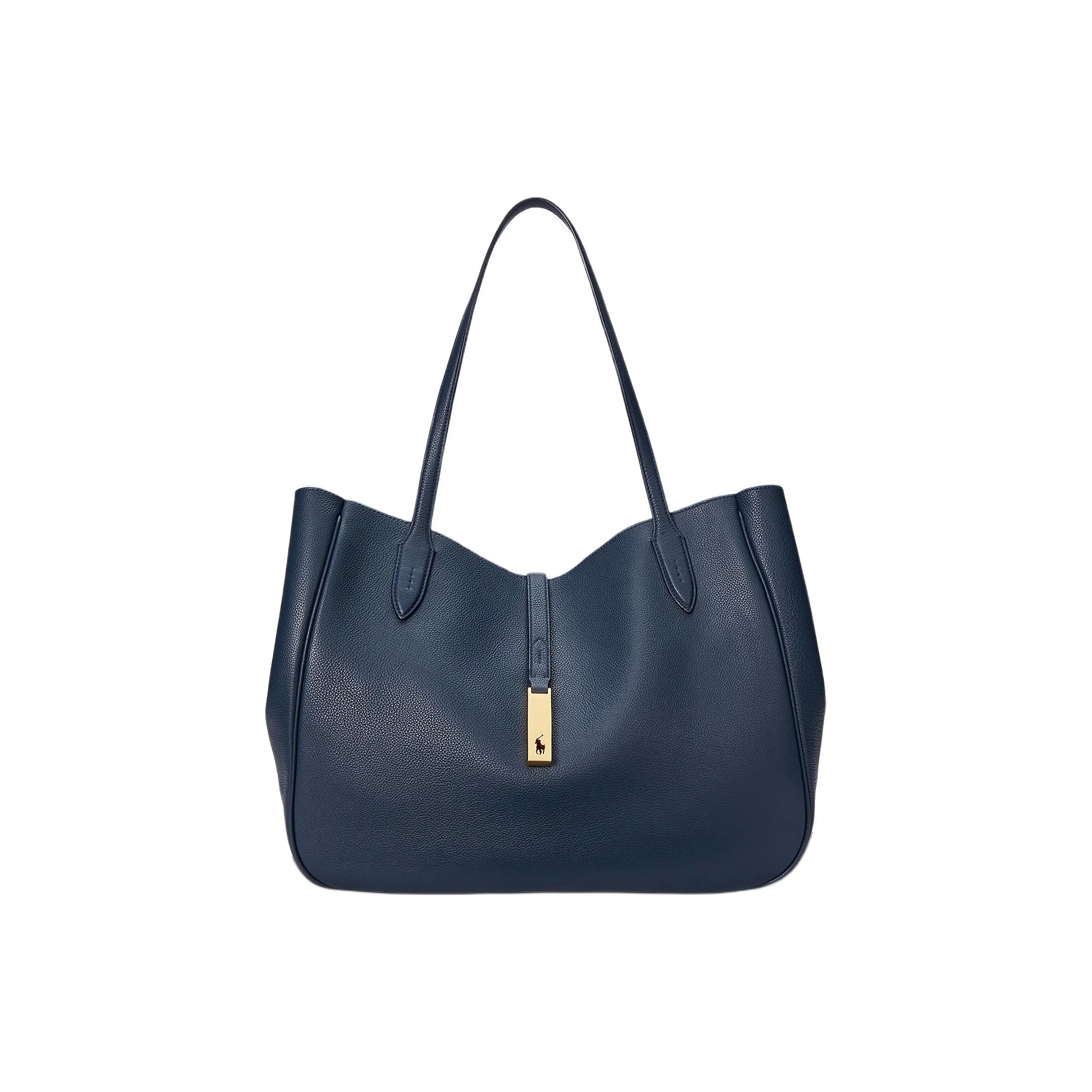 Polo Ralph Lauren Medium Tote Bag Shoulder Bag Women's Dark Blue