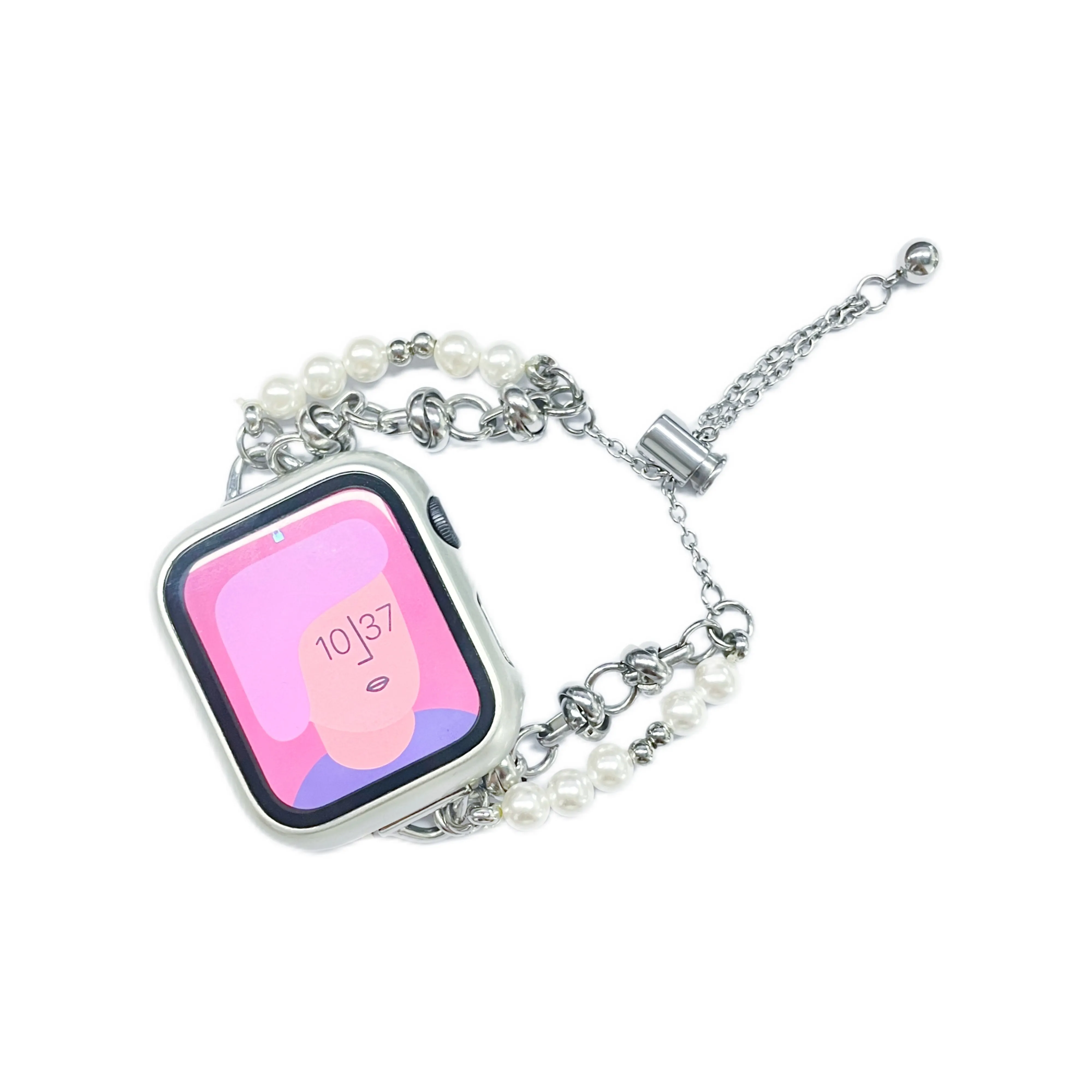 MILANQIAN M Q Ремешок Apple Совместимость Нержавеющий Стальной Материал 38 40 41 42 44 45 мм