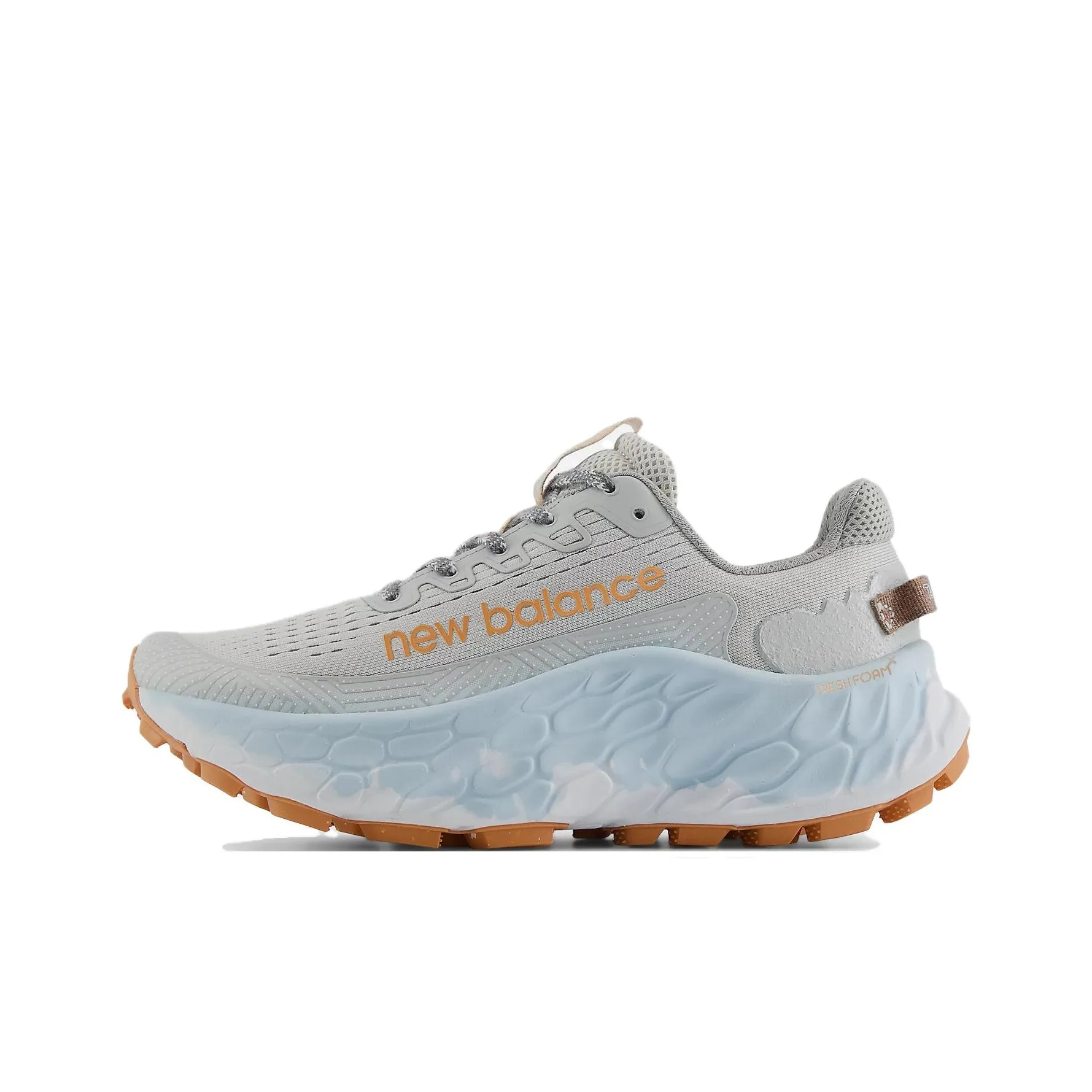 New Balance Fresh Foam Trail More V3 Grey Matter Copper Quarry Blue Women's