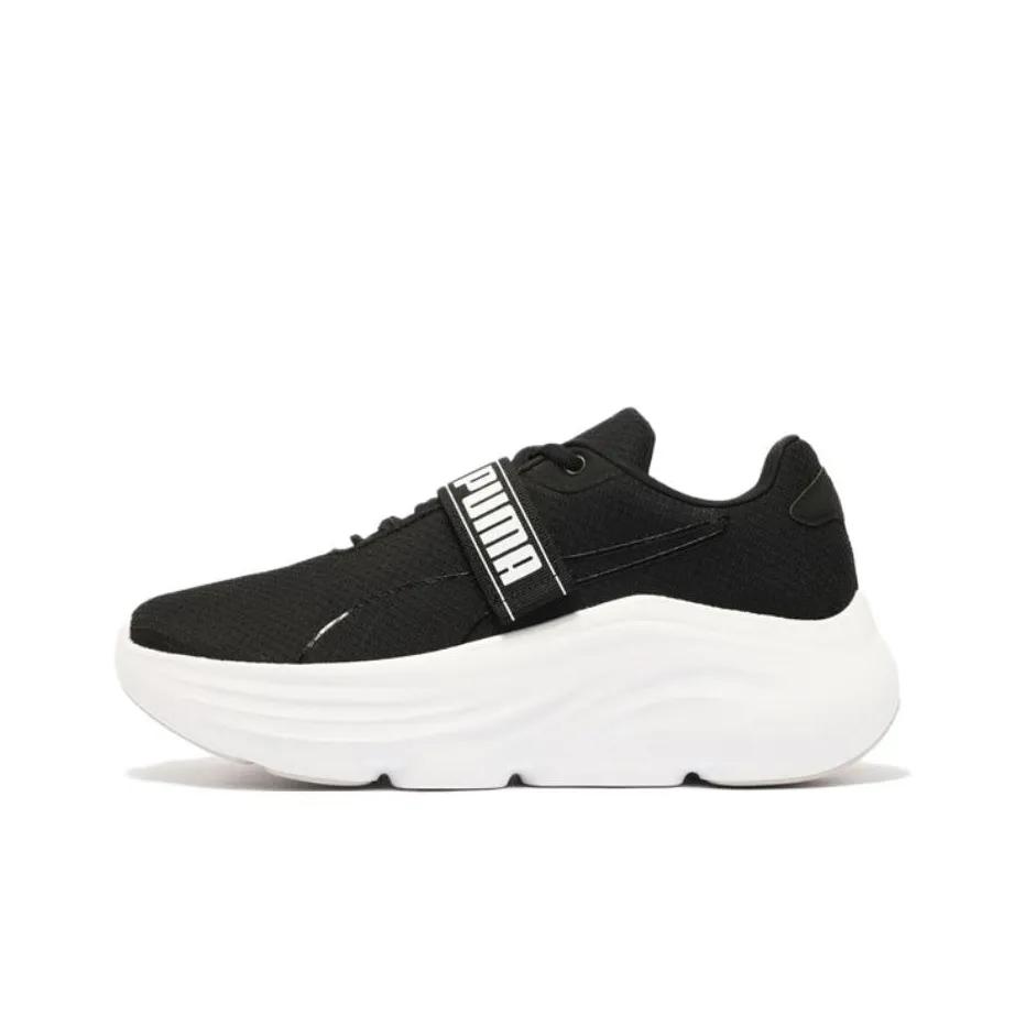 PUMA Prowl Anti Slip Wear Resistant Low Top Casual Running Shoes Women's Black White